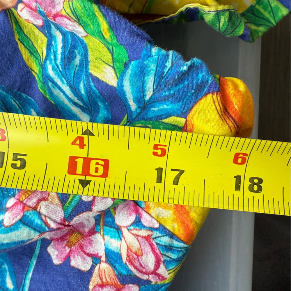 Farm Rio Caipirinha Tiered Cotton Mini Dress Size Large - Picture 8 of 9
